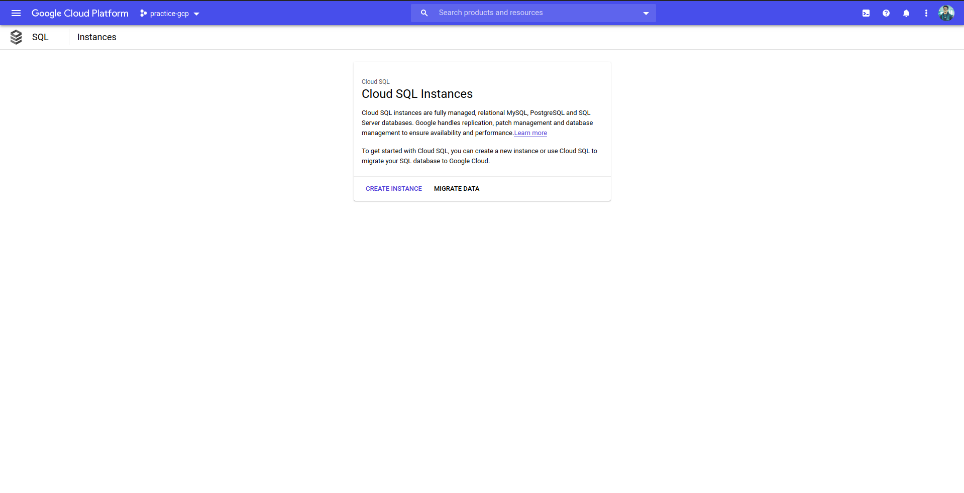 GCP Dashboard