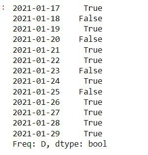 Check missing dates