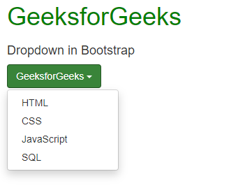 Bootstrap DropDowns and Responsive Tabs