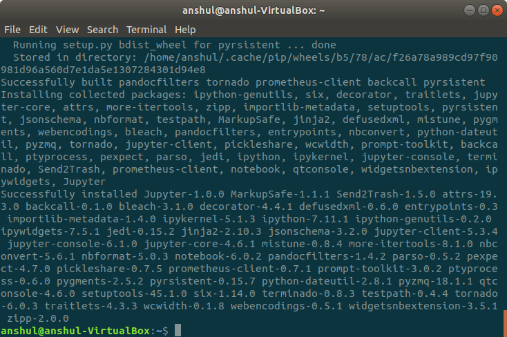 Installing files and packages