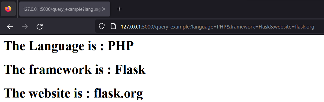 How To Process Incoming Request Data in Flask