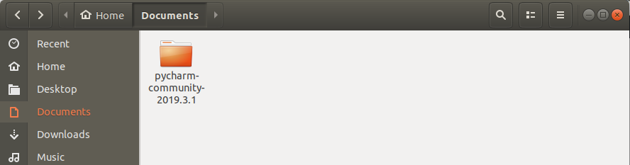 Extracted File for PyCharm