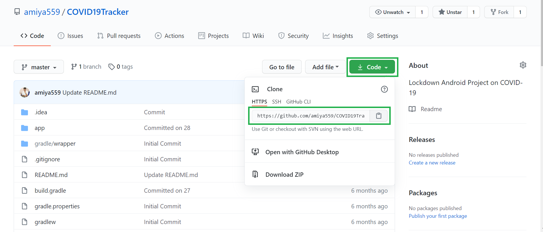 Clone Android Project from GitHub in Android Studio