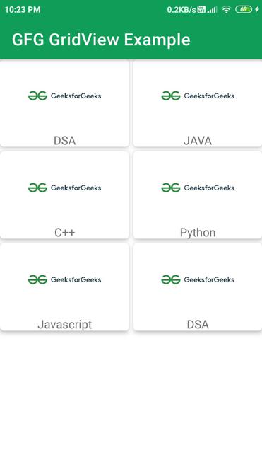 GridView in Android