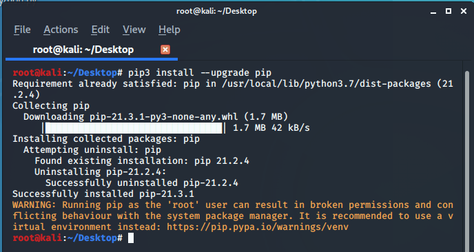 Upgrading-pip-in-Linux