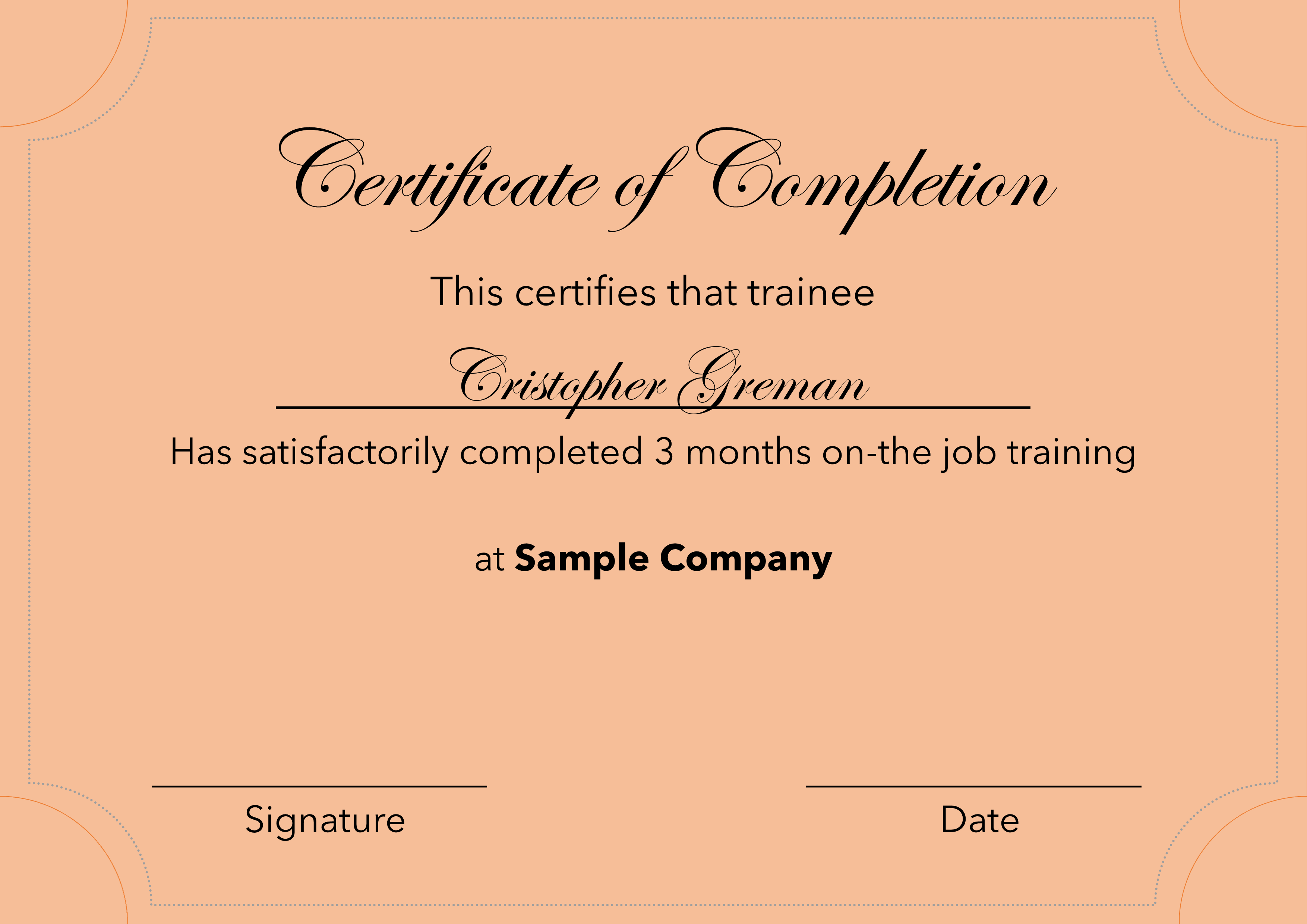 Final Certificate result