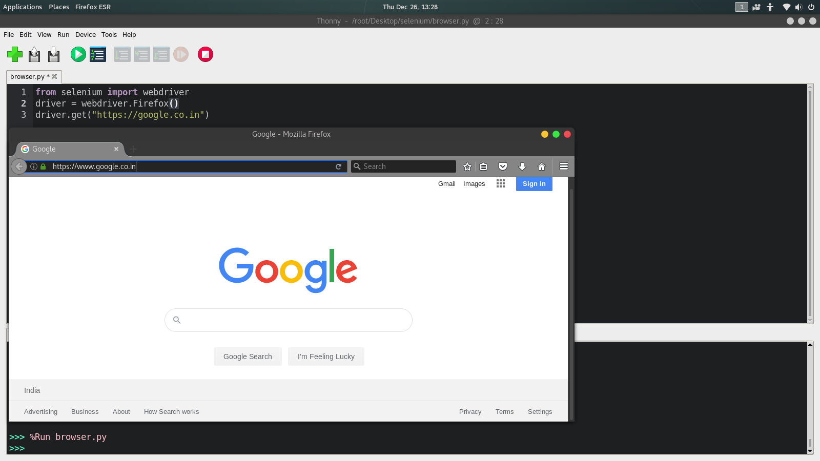 python-selenium