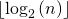 log2floor