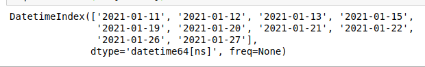 Check missing dates