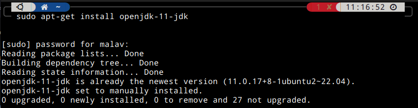 Installing JDK