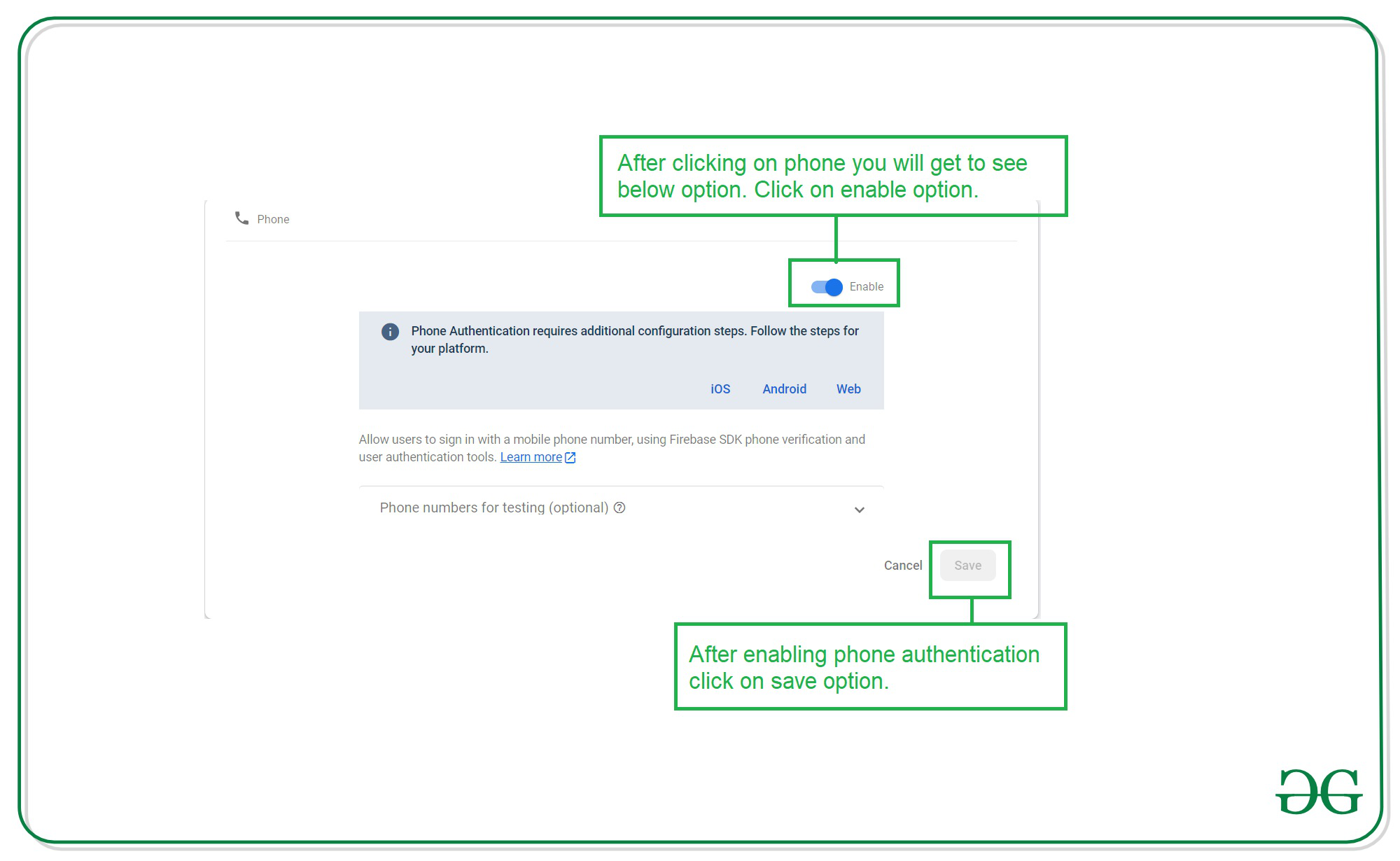 Firebase Authentication with Phone Number OTP in Android