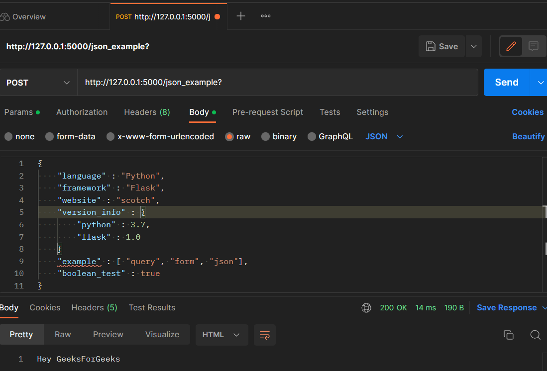 How To Process Incoming Request Data in Flask