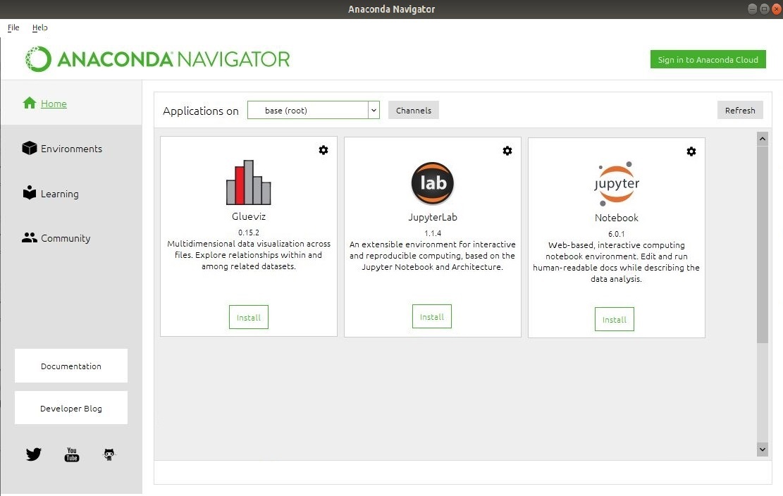 Anaconda Navigator Linux