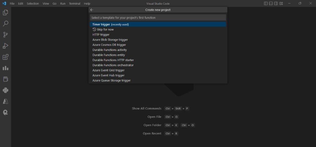Timer Trigger Template