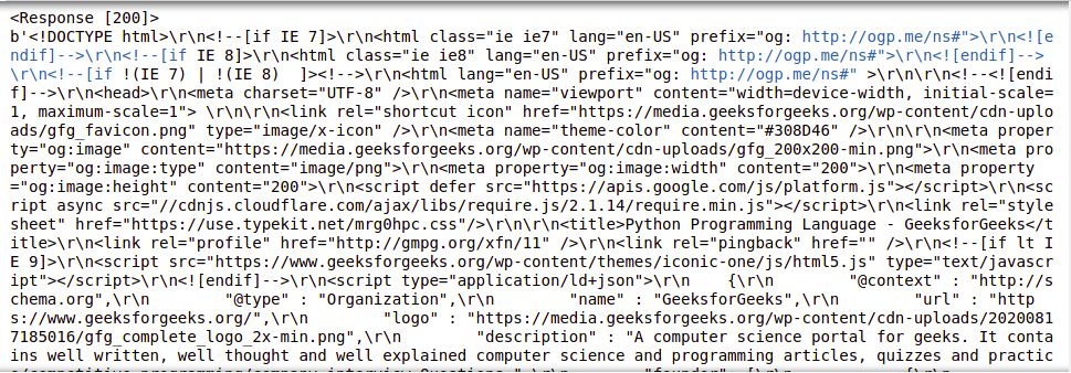 python requests get
