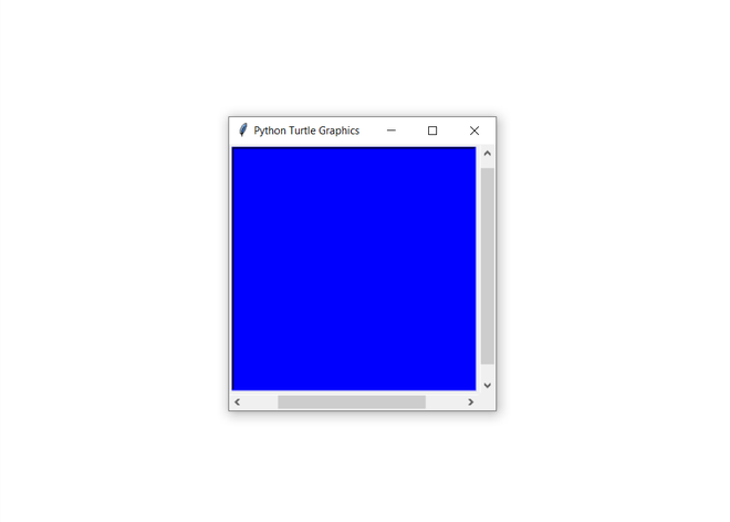 Output window turtle