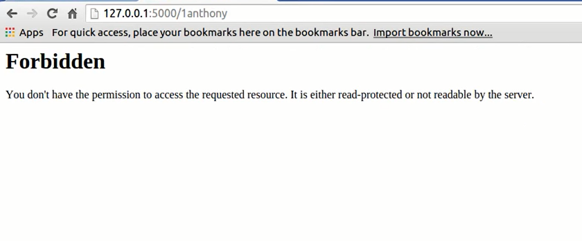 Flask Redirect and Errors
