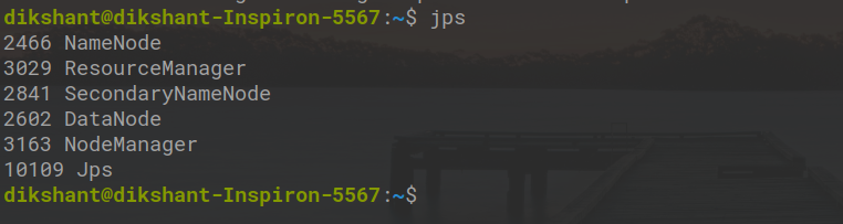 using jps command