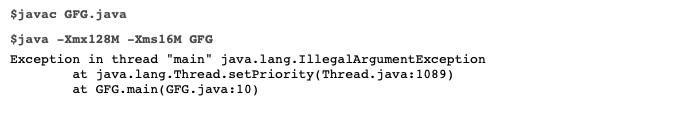 IllegalArgumentException(IAE) 