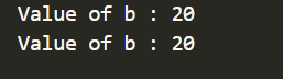 AND Operator Output