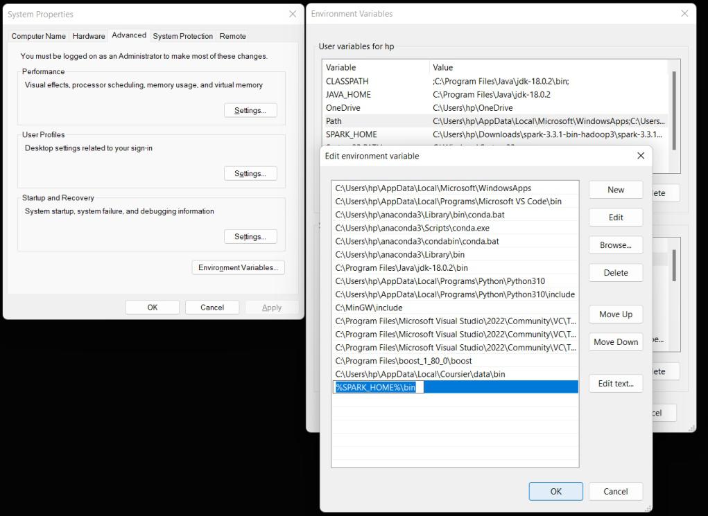 Adding-%SPARK_HOME%\bin