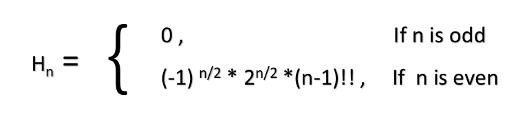 Hermite number equation