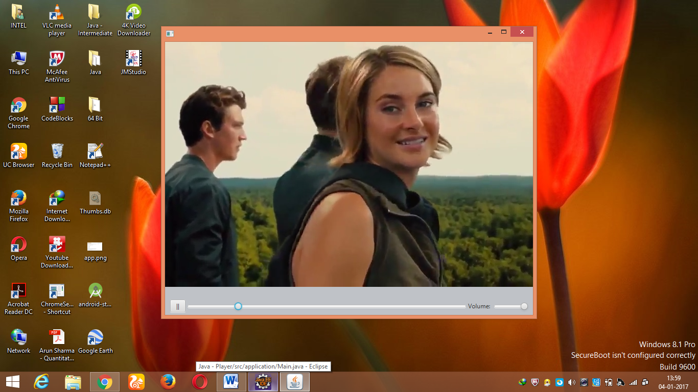JavaFX based Media Player