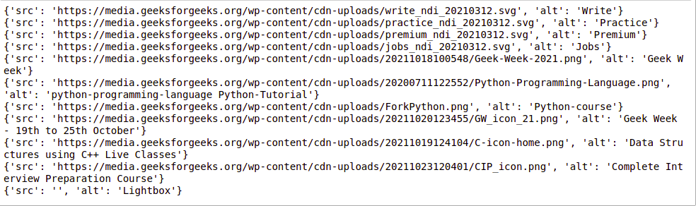 Python BeautifulSoup Extract Image 